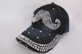 New Women Men Baseball Cap Fashion Hat MUSTACHE Denim - alwaystyle4you - 2